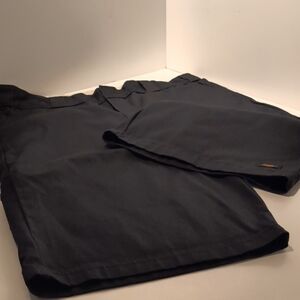 Dickies Men's Loose Fit Black Shorts 38 Five Pockets Workwear